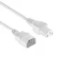 ACT Powercord C14 - C15 White 2.5 m (AK5389)