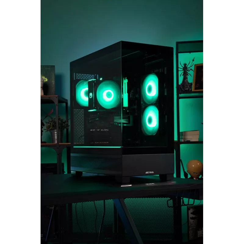 Actina PC AMD Ryzen 5 5600 16 GB DDR4-SDRAM 1 TB SSD AMD Radeon RX 7600 Midi Tower Black