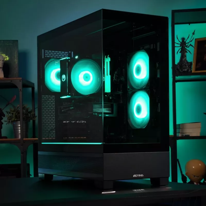 Actina PC AMD Ryzen 5 7500F 32 GB DDR5-SDRAM 1 TB SSD NVIDIA GeForce RTX 5060 Midi Tower Black
