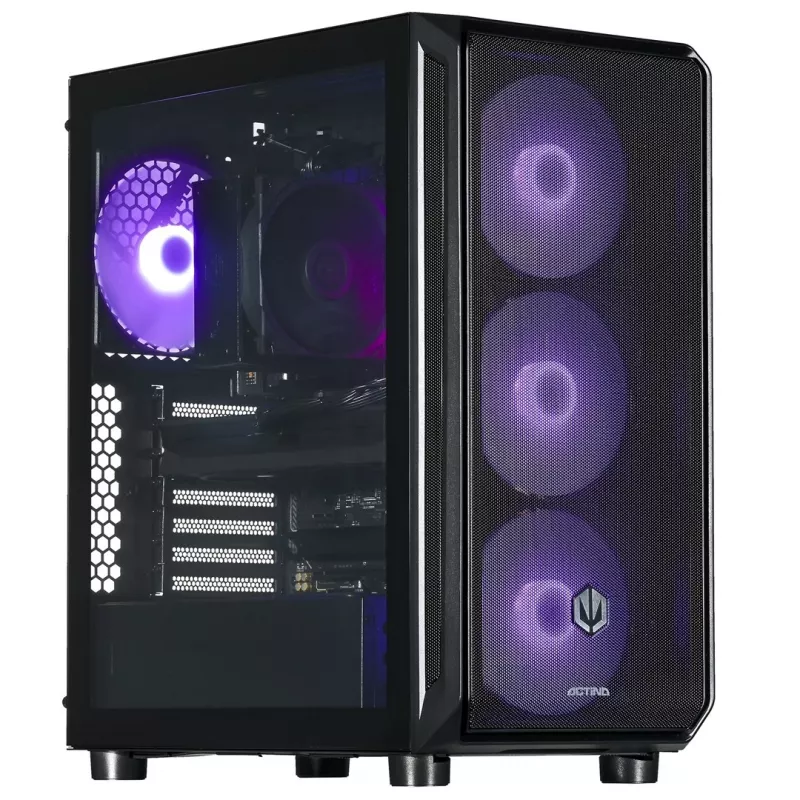 ACTINA PC AMD Ryzen 5 7600X3D 32 GB DDR5-SDRAM 2 TB SSD AMD Radeon RX 9070 Midi Tower Black