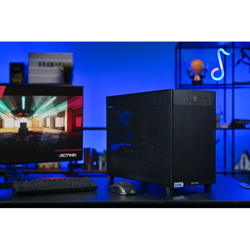 ACTINA PC AMD Ryzen 7 7800X3D 32 GB DDR5-SDRAM 1 TB SSD NVIDIA GeForce RTX 5070 Ti Mini Tower Black