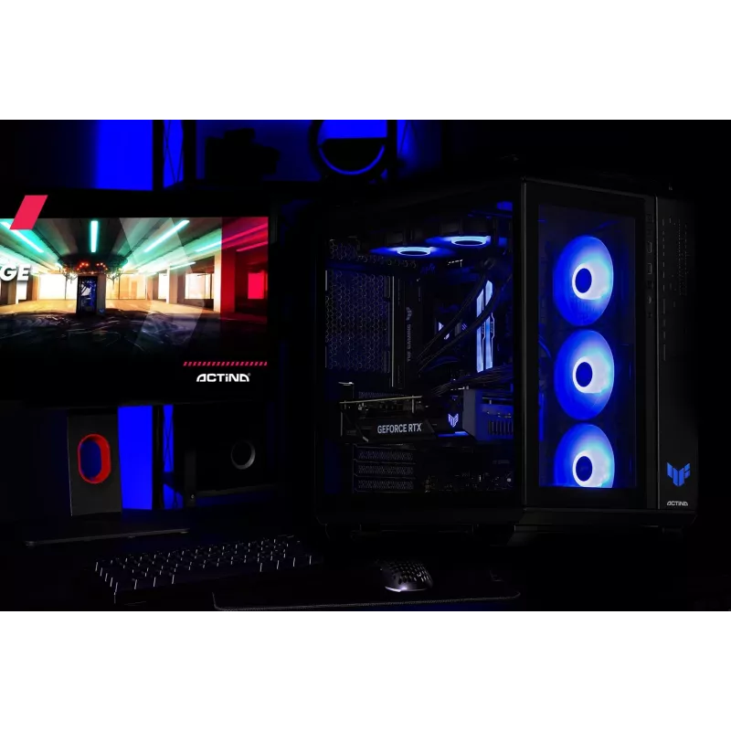 ACTINA PC AMD Ryzen 7 7800X3D 32 GB DDR5-SDRAM 2 TB SSD NVIDIA GeForce RTX 5090 Midi Tower Black