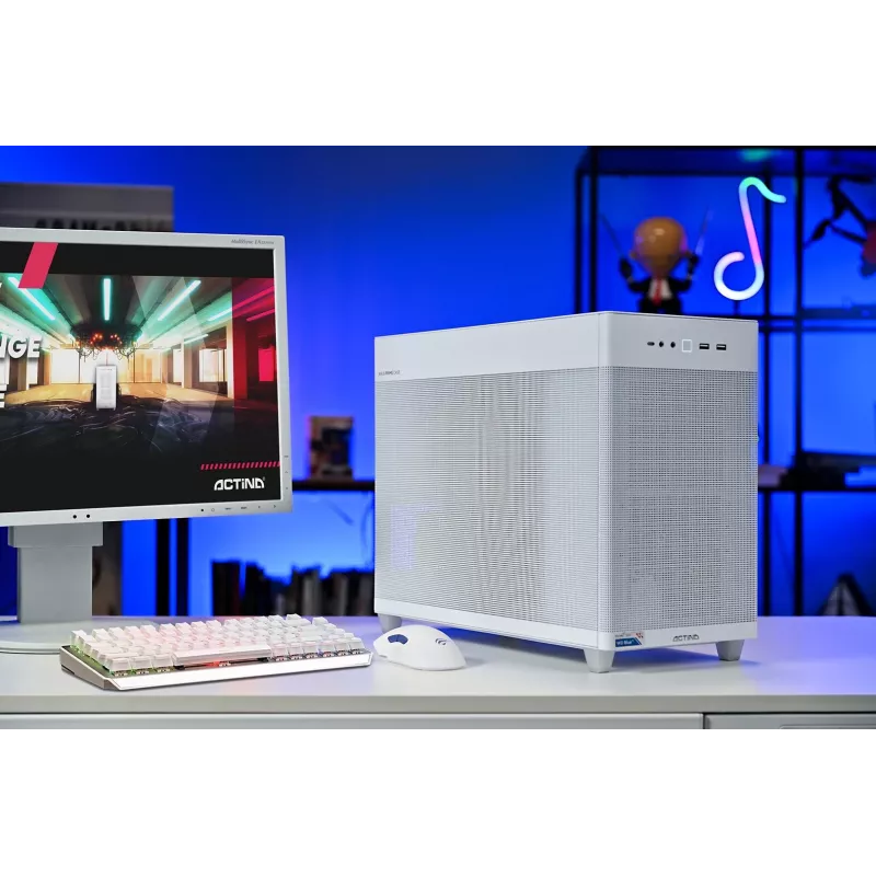 Actina PC AMD Ryzen 7 8700F 32 GB DDR5-SDRAM 1 TB SSD NVIDIA GeForce RTX 5070 Windows 11 Home Mini Tower White