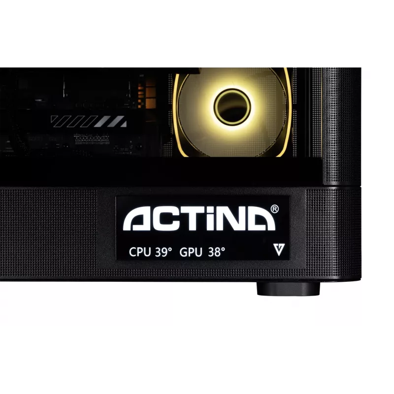 ACTINA PC AMD Ryzen 7 9850X3D 32 GB DDR5-SDRAM 2 TB SSD NVIDIA GeForce RTX 5090 Windows 11 Home Midi Tower Black