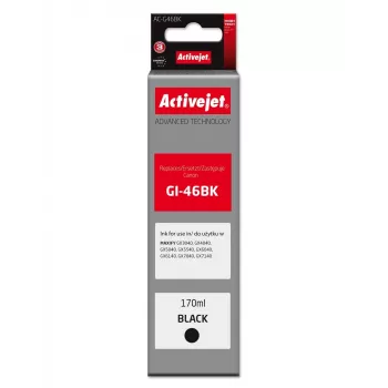 Activejet AC-G46BK Compatible Black Ink Cartridge for Canon PIXMA G-Series, 170 ml, Supreme Line