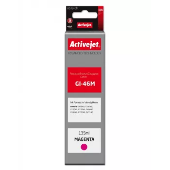 Activejet AC-G46M Magenta Ink Cartridge for Canon GI-46M, 135 ml, High Yield, Compatible