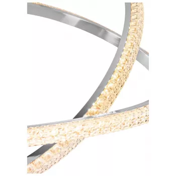 Activejet AJE-KAREN Chrome Pendant Light with Adjustable Cable and E27 Socket
