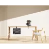 Activejet APB-002B Rotating Perforated Desk Organizer with Pegboard, Matt Black