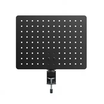 Activejet APB-002B Rotating Perforated Desk Organizer with Pegboard, Matt Black