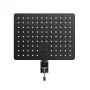 Activejet APB-002B Rotating Perforated Desk Organizer with Pegboard, Matt Black