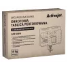 Activejet APB-006W Rotating Pegboard Desk Organiser, Grey & White