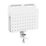 Activejet APB-006W Rotating Pegboard Desk Organiser, Grey & White