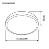 Activejet AJE-GENUA 3xE27 ceiling lamp