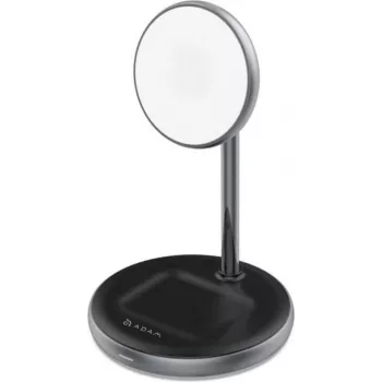 Adam Elements Omnia M2 MagSafe 2-in-1 Charging Station Black APAADM2OGBK