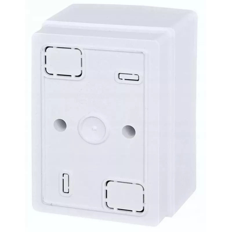 ADELID RM-NT-02T Surface-Mounted Distribution Board, 2 Modules, IP40, Transparent Door