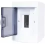 ADELID RM-NT-02T Surface-Mounted Distribution Board, 2 Modules, IP40, Transparent Door