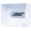 ADELID RM-NT-06T Surface-Mounted Distribution Board, 6 Modules, 1 Row, IP40, White/Grey