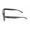 Adidas AOR005-TFS009 Men's Rectangular Sunglasses - Black Acetate Frame, Grey Polycarbonate Lens, 54/21/140 mm