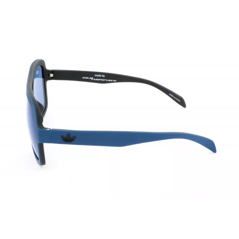 Adidas AOR011-021009 Men's Sport Rectangle Sunglasses 54/19/140 mm Black Frame Grey Tint Lens UV400