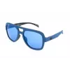 Adidas AOR011-021009 Men's Sport Rectangle Sunglasses 54/19/140 mm Black Frame Grey Tint Lens UV400