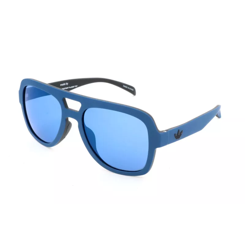 Adidas AOR011-021009 Men's Sport Rectangle Sunglasses 54/19/140 mm Black Frame Grey Tint Lens UV400