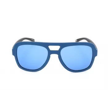 Adidas AOR011-021009 Men's Sport Rectangle Sunglasses 54/19/140 mm Black Frame Grey Tint Lens UV400