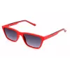 ADIDAS AOR027-053000 Men's Sunglasses, Rectangular Frame, Smoke Lenses, 54/18/145 mm