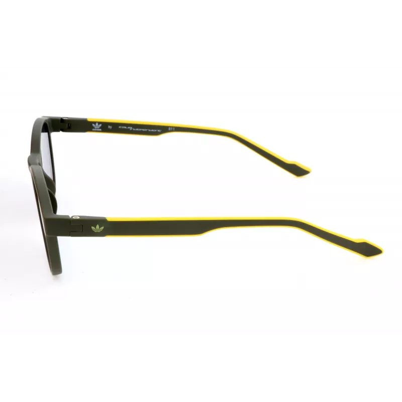 ADIDAS AOR030-030000 Men's Rectangular Sunglasses - Black Frame, Grey Lens, 52/19/145 mm