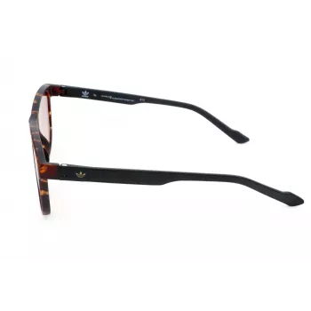 ADIDAS AOR031-092009 Men's Sunglasses, Rectangular, Matte Black Frame, Grey Lens, 54/16/145 mm