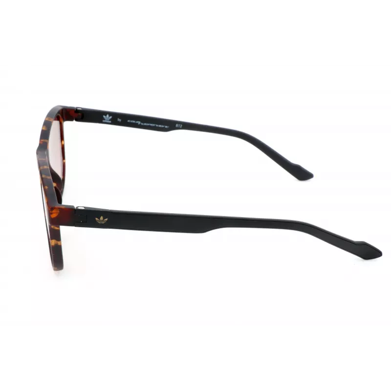 ADIDAS AOR031-092009 Men's Sunglasses, Rectangular, Matte Black Frame, Grey Lens, 54/16/145 mm