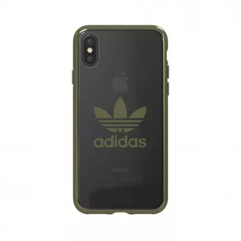 Adidas Apple iPhone X/Xs OR Clear Case Green