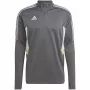 adidas Condivo 22 Training Men's Sweatshirt 1/2 Zip Grey Five/White HD2312
