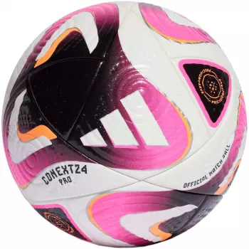 adidas Conext 24 Pro Match Football Size 5 White/Pink/Black