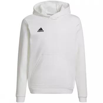 adidas Entrada 22 Hoody Kids Sweatshirt White HG6303 Size 128
