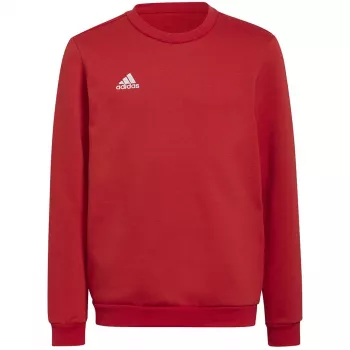adidas Entrada 22 Sweat Top Red H57473 140cm