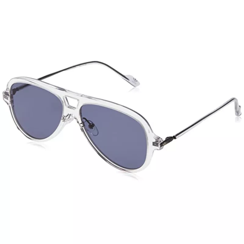 Adidas Men's AOK001 Sunglasses - Black Frame, Smoke Lens, 57mm