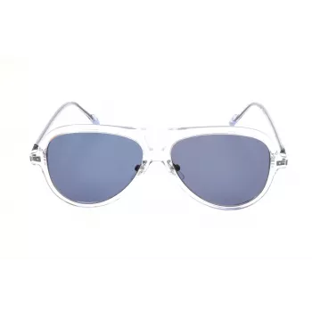 Adidas Men's AOK001 Sunglasses - Black Frame, Smoke Lens, 57mm