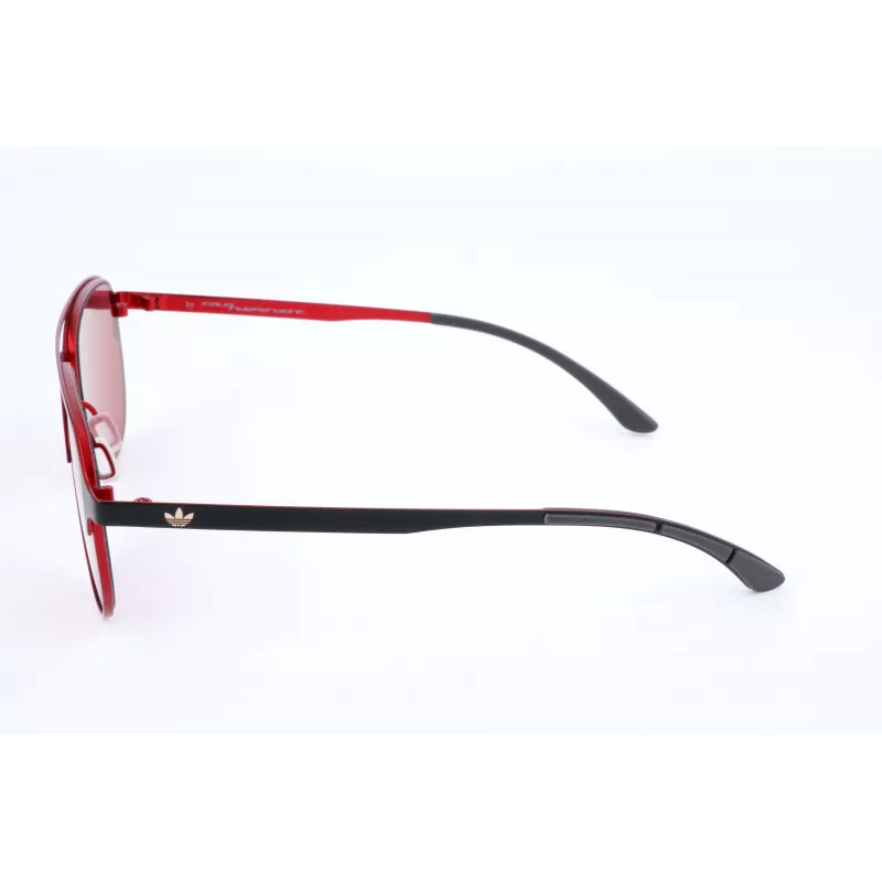 Adidas Men's AOM005-009053 Sport Rectangle Sunglasses - Black Frame Grey Lens 54mm