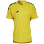 adidas Men's Condivo 22 Goalkeeper Jersey Short Sleeve Solar Yellow HF0138