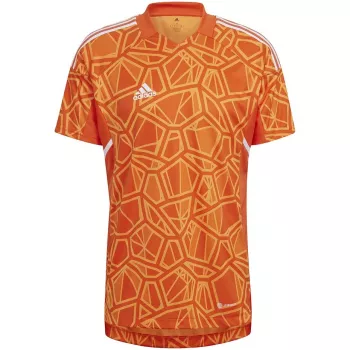 ADIDAS Men's Condivo 22 Goalkeeper Jersey Short Sleeve Team Orange HB1621