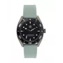 Adidas Men's Digital Quartz Watch AOFH22001 43mm Black Recycled Stainless Steel and Silicone
