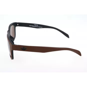 Adidas Originals AOR005-044009 Men's Rectangular Sunglasses - Black Frame Grey Lens 54mm