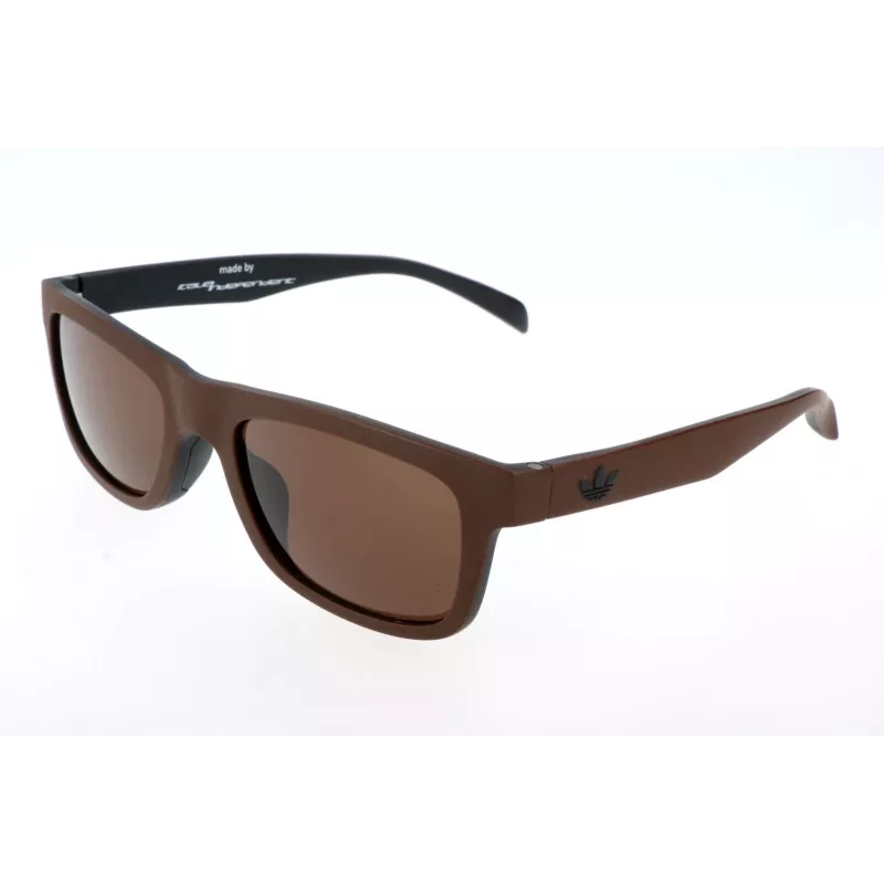 Adidas Originals AOR005-044009 Men's Rectangular Sunglasses - Black Frame Grey Lens 54mm