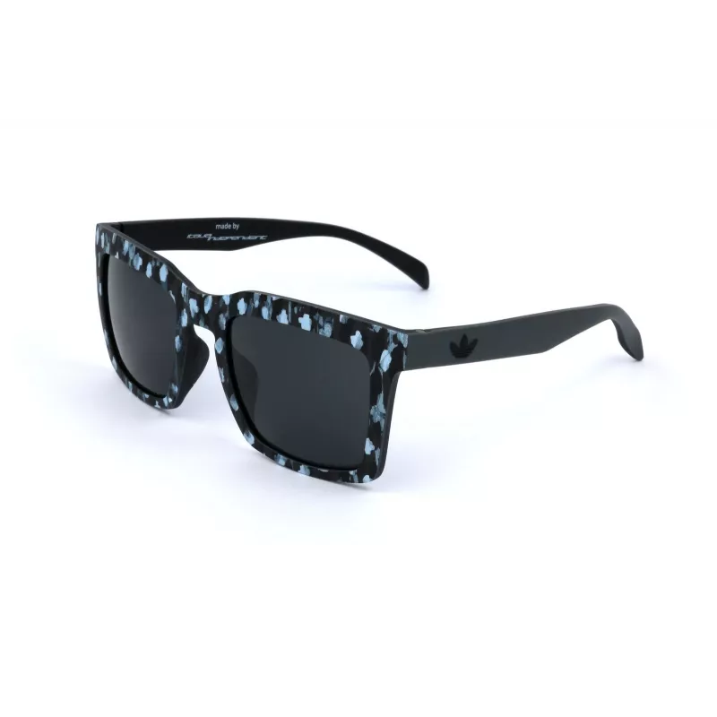 Adidas Originals AOR010-TFL009 Men's Sunglasses - Matte Black Frame, Smoke Lens, 53mm