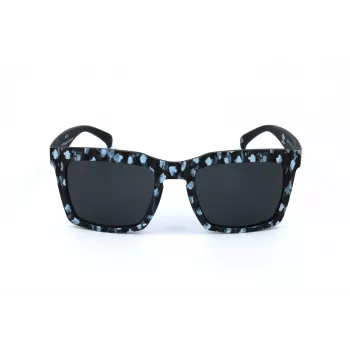 Adidas Originals AOR010-TFL009 Men's Sunglasses - Matte Black Frame, Smoke Lens, 53mm