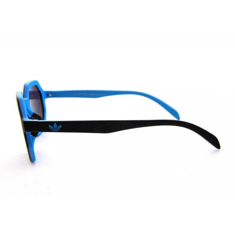 Adidas Originals AOR020-009027 Unisex Rectangular Sunglasses Black Frame Grey Lens 48mm