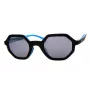 Adidas Originals AOR020-009027 Unisex Rectangular Sunglasses Black Frame Grey Lens 48mm