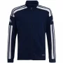 adidas Squadra 21 Training Full Zip Sweatshirt Navy Blue Junior 116