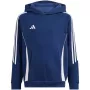adidas Tiro 24 Hooded Sweatshirt for Kids Navy Blue 128cm