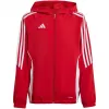 adidas Tiro 24 Kids Training Jacket Red/White 164cm